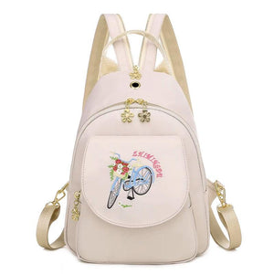 Candy Colors Backpacks Women Oxford Cloth High School Bags Teenage Girl Rucksack