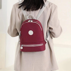Waterproof Nylon Women Backpack Travel Shoulder Bag Large Capacity