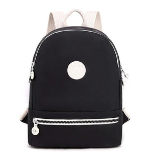 Waterproof Nylon Women Backpack Travel Shoulder Bag Large Capacity