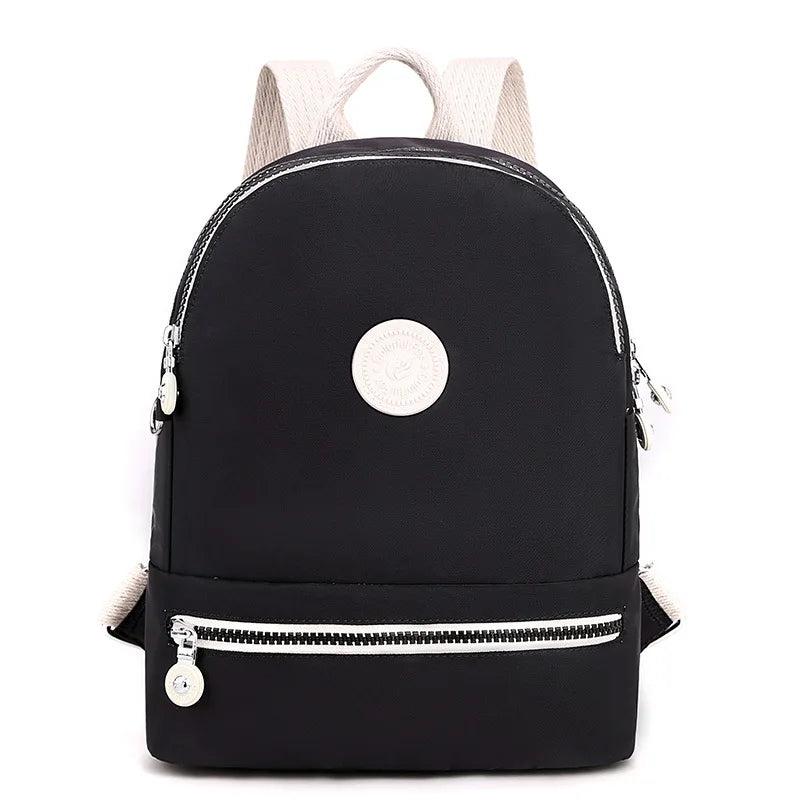 Waterproof Nylon Women Backpack Travel Shoulder Bag Large Capacity