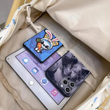 Waterproof Floral Travel Book Backpack Female Laptop Bag