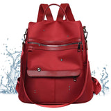 Waterproof Canvas Backpack Large Capacity Preschool School Bag for Girls