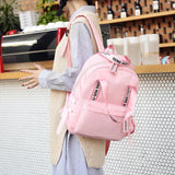 Large Capacity Backpack Women Preppy School Bags for Teenagers Female