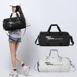 Workout Tote Sports Gym Bag Men Women Duffel Bag With Wet Pocket