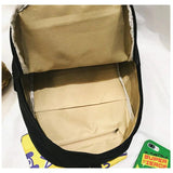 Attra-Yo Women's Solid School Backpack Shoulder Travel Bag