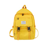 Attra-Yo Women's Solid School Backpack Shoulder Travel Bag