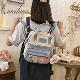 Qiaoduo Mini Backpacks Women Casual Waterproof Nylon Small Shoulder Bags