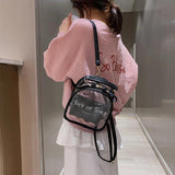 Transparent Jelly Backpack Mini Bag Female Women Small Bag