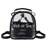 Transparent Jelly Backpack Mini Bag Female Women Small Bag
