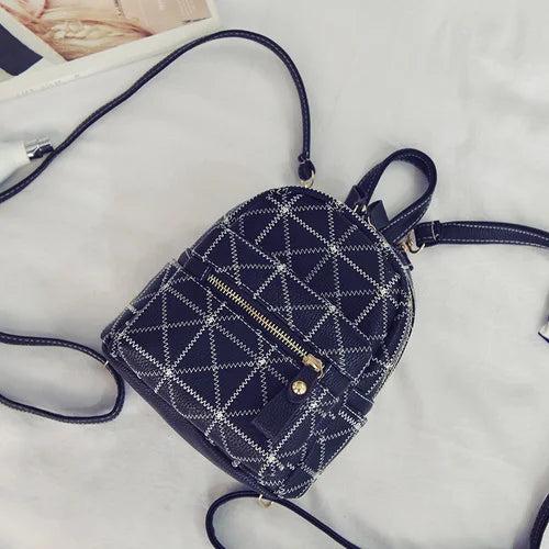 Women PU Leather Daypack Backpacks for Teenage Girls