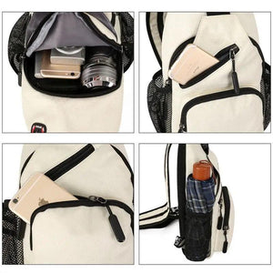 Women Small Backpack Casual Chest Bag Multi-Functional Rucksacks