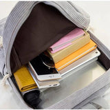 Nylon Backpack Women Softback Solid Bag Soft Handle School Bag for Girls