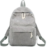 Nylon Backpack Women Softback Solid Bag Soft Handle School Bag for Girls
