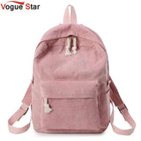 Nylon Backpack Women Softback Solid Bag Soft Handle School Bag for Girls