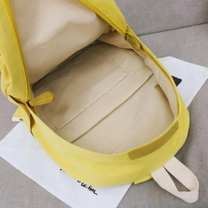 Women Canvas Backpack Ladies Shoulder School Bag Rucksack