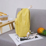 Women Canvas Backpack Ladies Shoulder School Bag Rucksack