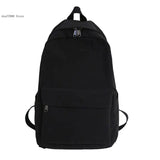 Solid Women Backpack for Teenage Girl School Bag