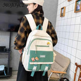 Nylon Large Capacity Backpack for Girls