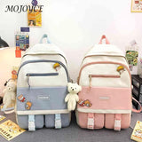 Nylon Large Capacity Backpack for Girls