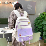 Nylon Large Capacity Backpack for Girls