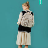 Clear Twill Oxford Backpack for Students