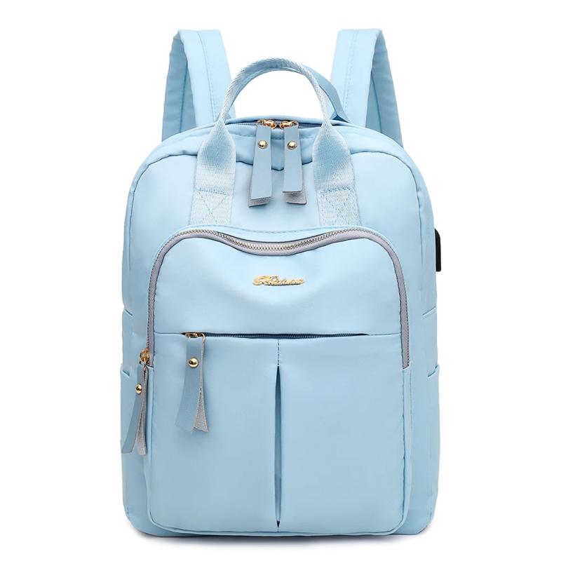 Anti Theft USB Charge Nylon Backpack Waterproof Women School Backpacks Bagpack