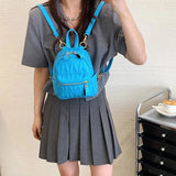 Quilted Mini Women Backpack Small Travel Bagpack Teenager Girls Bags