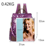 Colorful Graffiti Pattern Women's Backpack