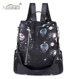 Colorful Graffiti Pattern Women's Backpack