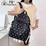 Floral Backpack College Student Large Capacity Fresh School Bag