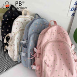 Floral Backpack College Student Large Capacity Fresh School Bag