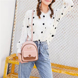 Embroidered Small Backpack Women's Bag