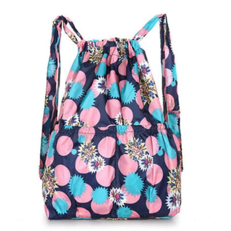 Foldable Travel Backpack - Lightweight Thin - Female Shoulder Bag