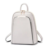 Women's PU Leather Backpack School Shoulder Bag Travel Mochila