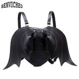 Women Daily Backpack Mochila Bat Bag Batwing Travel Bag Women Punk Stylish