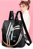 Casual Women PU Leather Backpack Female Shoulder Bag Travel Back Pack