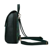 Female Backpack Women Pu Leather Shoulder Bag Backpacks Ladies Teenage Girls