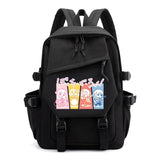 Teens Bocchi Anime Backpack Large Capacity Laptop Bag Shoulders Bag Boy Schoolba