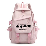 Alice In Borderland Print Teenage Backpack