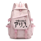Alice In Borderland Print Teenage Backpack