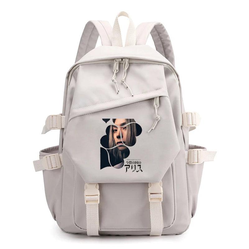 Alice In Borderland Backpacks Harajuku Survival Game Schoolbags