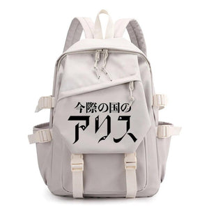 Alice In Borderland Poker Print Schoolbag Harajuku Games Backpack