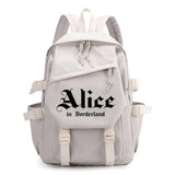 Alice In Borderland Poker Print Schoolbag Harajuku Games Backpack
