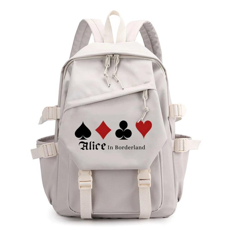 Alice In Borderland School Backpacks Women Laptop Rucksack Boys Girls Shoulder S