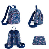 Small Flower Pattern Ladies Backpack