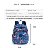 Small Flower Pattern Ladies Backpack