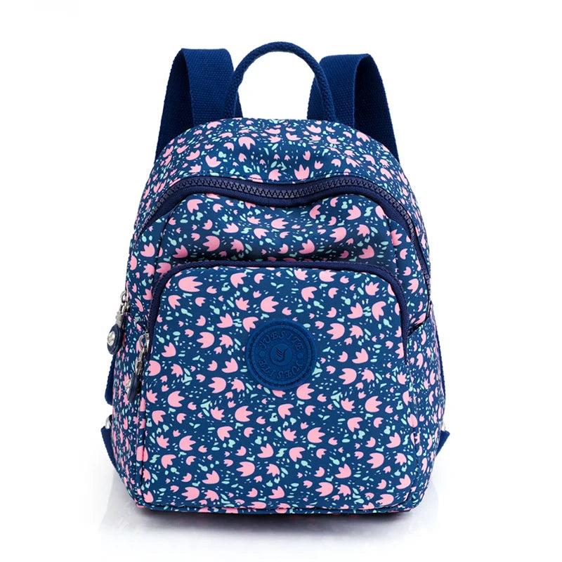 Small Flower Pattern Ladies Backpack