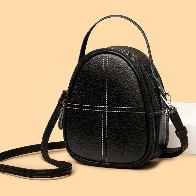 Leather Women's Backpack Multifunctional Shoulder Bag
