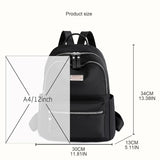 Women Oxford Backpack Girls School Bookbag Large Capacity Daypack