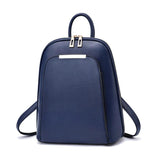 Fashion PU Leather School Backpack for Teenage Girls